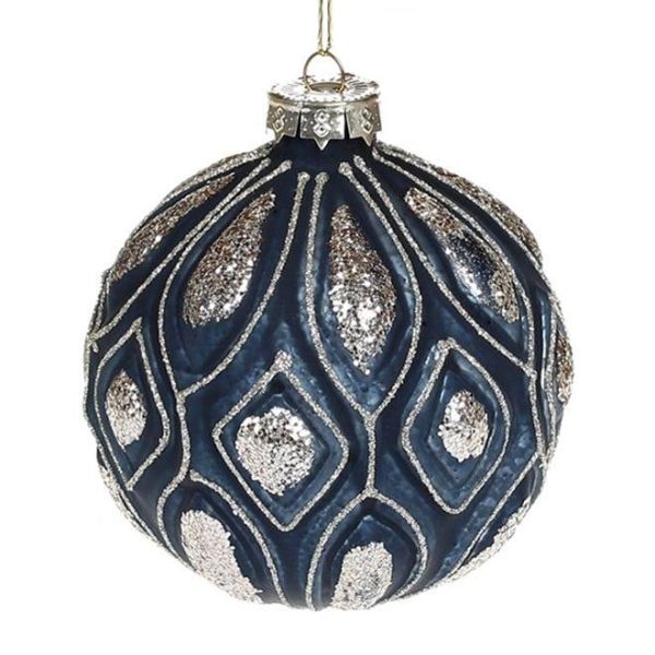 Набор стеклянных шариков 10 см. 4 шт. 12588