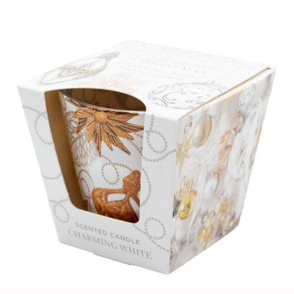Ароматична свічка "Glamour Christmas" (Charming White)