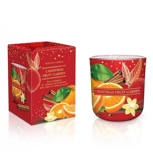 Ароматична свічка "Christmas Fruit Garden" (Orange with Spices)