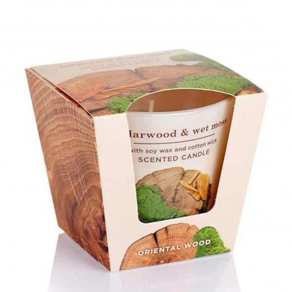 Ароматична свічка "Oriental Wood" (Cedarwood & Wet moss)