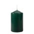 Свеча цилиндр Bispol 6х10 см. темно-зеленая