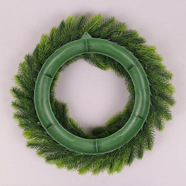 Венок из искусственной хвои 40 см. 75845