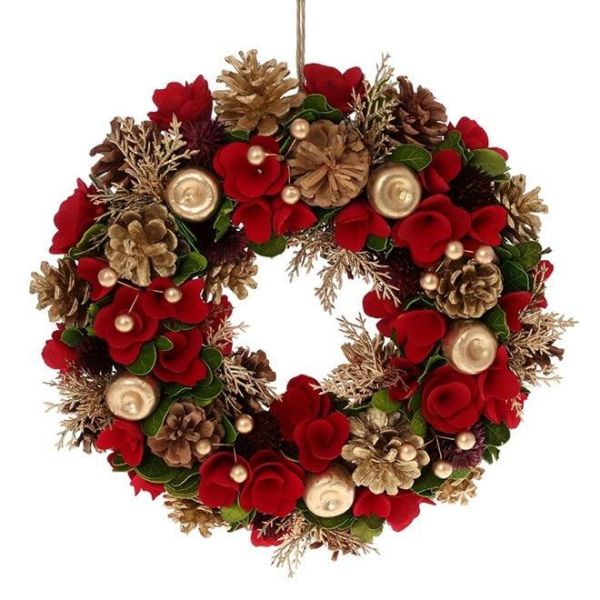 Венок Новогодний 35 см. 12877