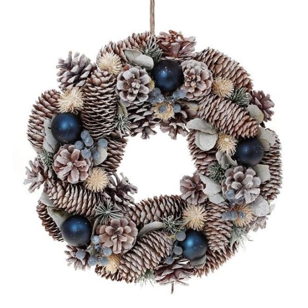 Венок Новогодний 35 см. 12878