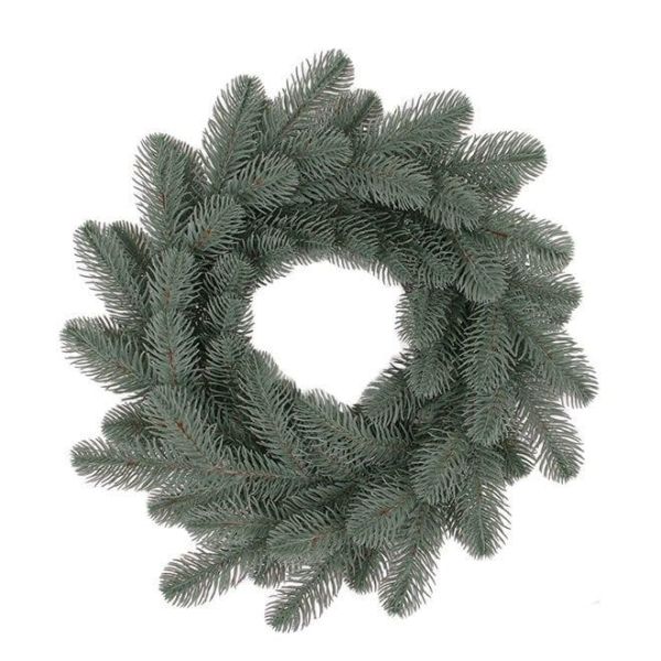 Венок литой голубой 45 см. 49495