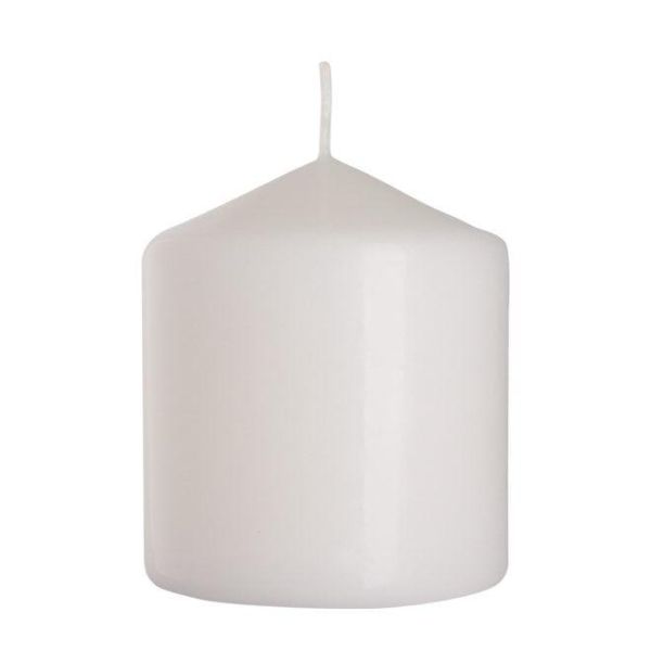 Свічка циліндр Bispol 7.8х9 см. біла