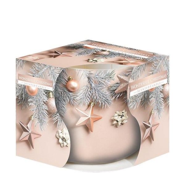 Свічка ароматична Bispol Чудове Різдво