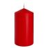 Свічка циліндр Bispol 8х15 см. червона