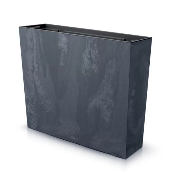 Горшок для цветов Prosperplast террасовый Urbi Case Beton Effect Tower 80см Антрацит-мраморный