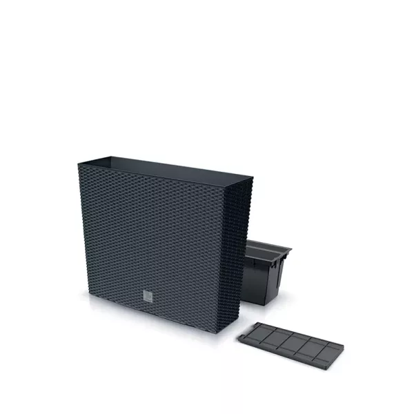 Горщик для квітів Prosperplast терасовий Rato Case Tower 60см Антрацит