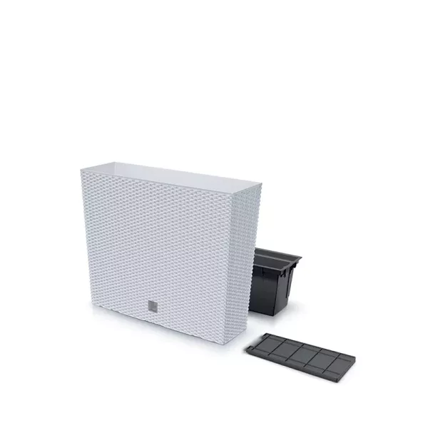 Горщик для квітів Prosperplast терасовий Rato Case Tower 60см Білий