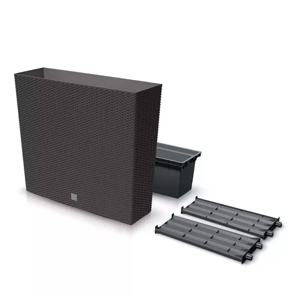 Горщик для квітів Prosperplast терасовий Rato Case Tower 80см Коричневий