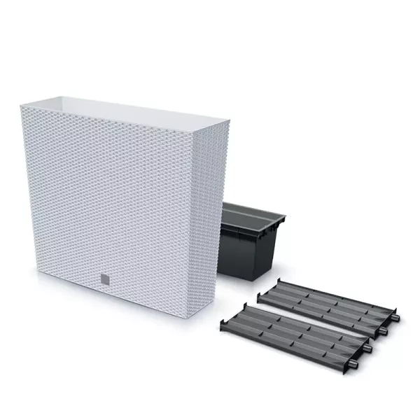 Горшок для цветов Prosperplast террасовый Rato Case Tower 80см Белый