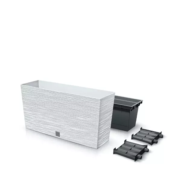 Горшок для цветов Prosperplast террасовый Furu Case Middle 80см Белый