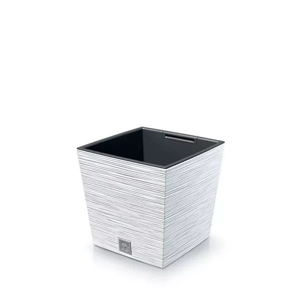Горщик для квітів Prosperplast Furu Square Low 24см Білий