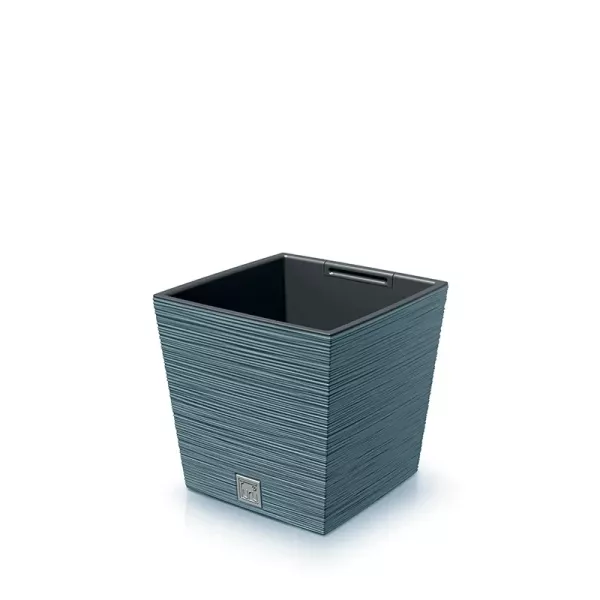 Горщик для квітів Prosperplast Furu Square Low 30см Блакитний