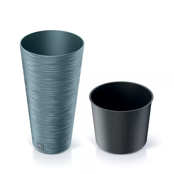 Горщик для квітів Prosperplast Furu Slim 25см Блакитний