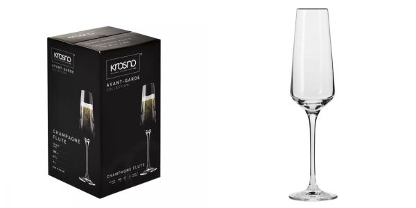 Набор бокалов для шампанского Krosno Avant-Garde, стекло, 180 мл, 4 шт