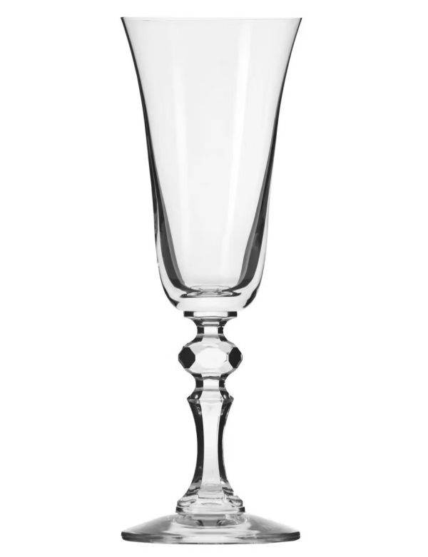 Набор бокалов для шампанского Krosno Krista, стекло, 150 мл, 6 шт