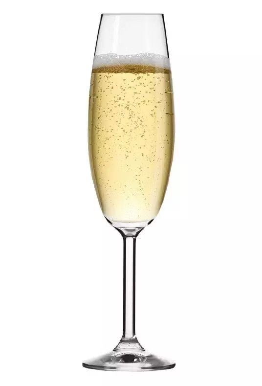 Набор бокалов для шампанского Krosno Venezia, стекло, 200 мл, 6 шт