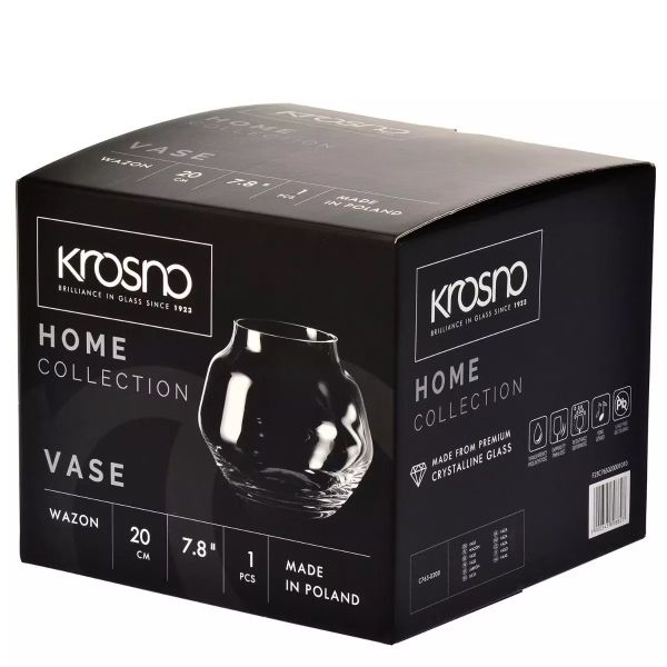 Ваза  Krosno Home  h-20 см d-23,6 см