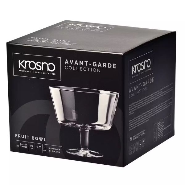 Ваза для фруктов Krosno Avant-garde 24 см