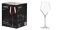 Набір келихів для вина Krosno Perla Ray, скло, 375 мл, 4 шт