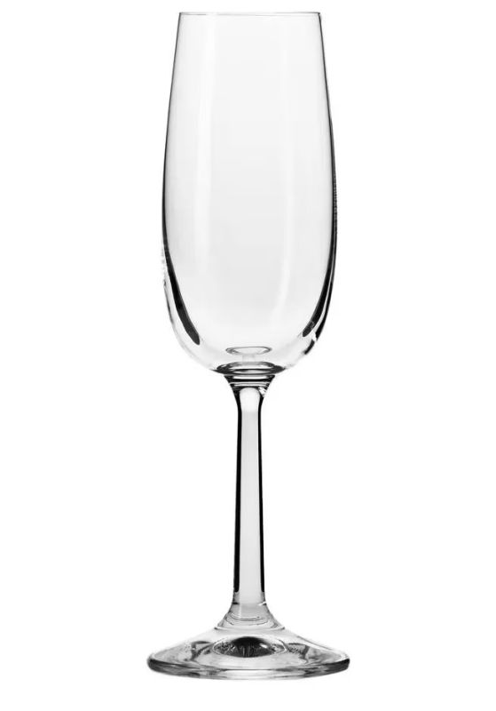 Набор бокалов для шампанского Krosno Pure, стекло, 170 мл, 6 шт