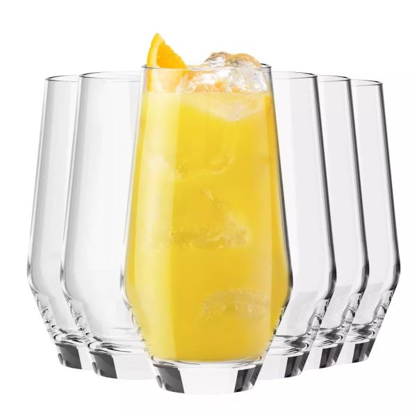 Набор высоких стаканов Krosno Ray, стекло, 450 мл, 6 шт