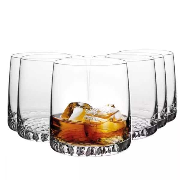 Набор бокалов для виски Krosno Fjord, стекло, 300 мл, 6 шт