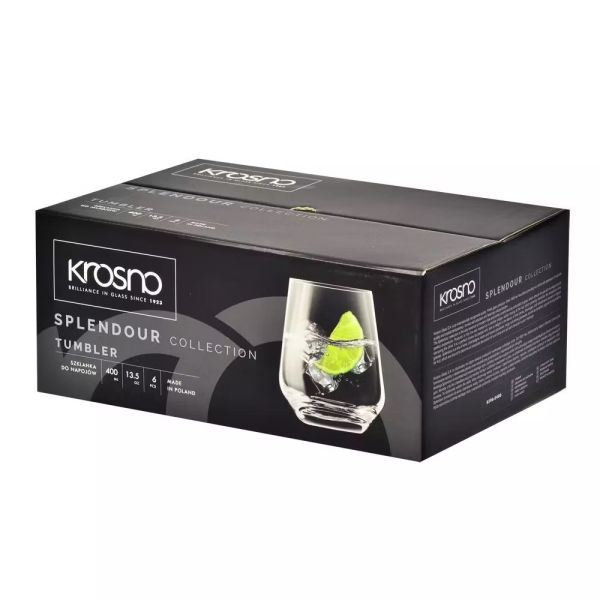 Набор стаканов Krosno Splendour 400 мл 6 шт.
