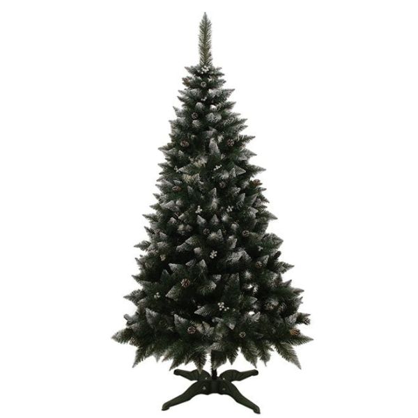 Елка Элитная с серебряными ягодками 130 см 