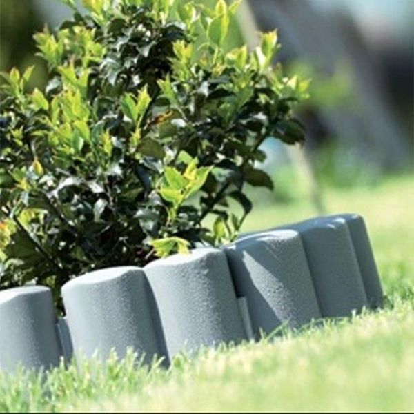 Бордюр садовый Palisada ogrodowa серый 3.02м.