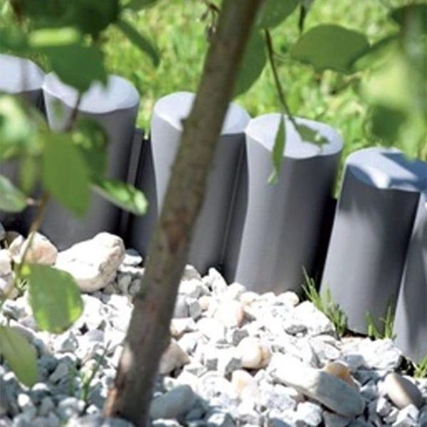 Бордюр садовый Palisada ogrodowa серый 3.02м.