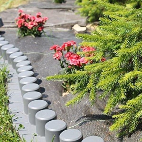 Бордюр садовый Palisada ogrodowa серый 4.05м.