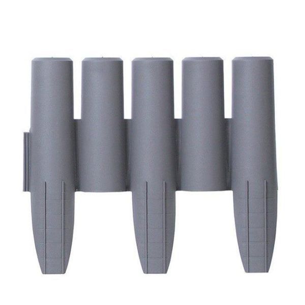 Бордюр садовый Palisada ogrodowa серый 2.7м.