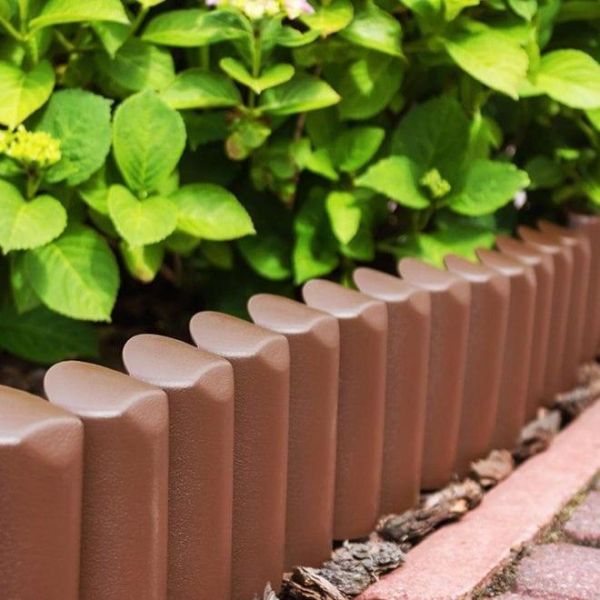 Бордюр садовый Palisada Border коричневый 2.5м.