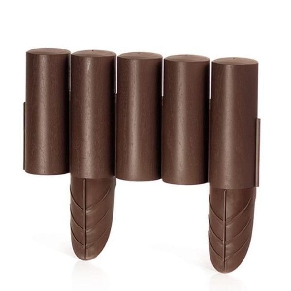 Бордюр садовый Palisada ogrodowa коричневый 2.35м.