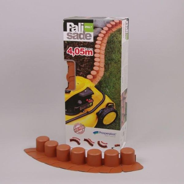 Бордюр садовый Palisada ogrodowa терракотовый 4.05м.