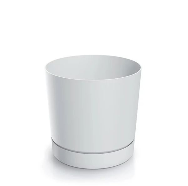 Горщик для квітів Prosperplast Tubo P 40 см. Білий