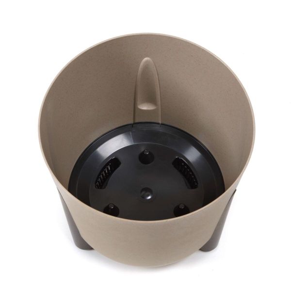 Горщик для квітів Lamela Frida ECO на ніжках 25,5 см. Сірий