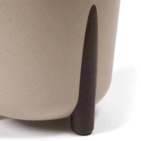 Горщик для квітів Lamela Frida ECO на ніжках 25,5 см. Пісочний