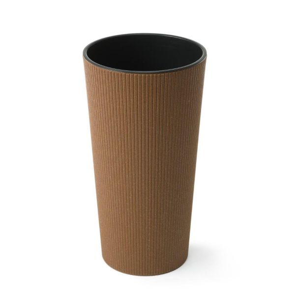 Горщик для квітів Lamela Lilia Jumper ECO 30 см. Натуральне дерево