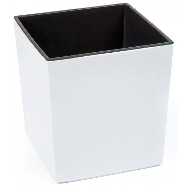 Горщик для квітів Lamela Juka 30 см. глянець Білий