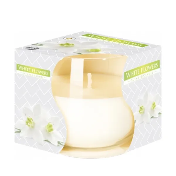 Свеча ароматическая Bispol Белые цветы 27781