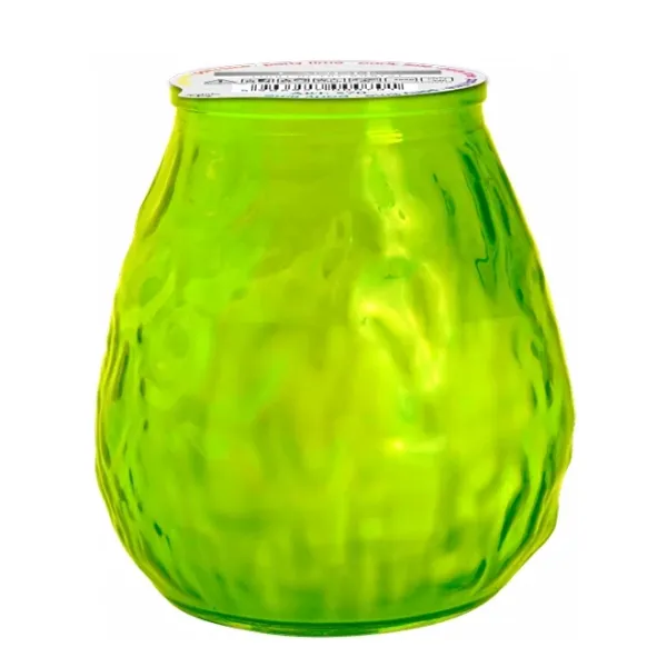 Свічка у склі садова Bispol "Party time" салатова 200 р. 27787