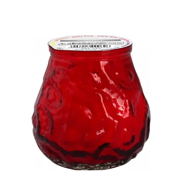 Свічка у склі садова Bispol "Party time" червона 80 г. 27742