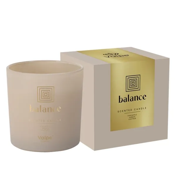Свічка ароматична з двома ґнотами Bispol Balance 27687