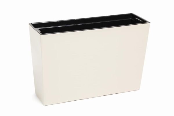 Горщик для квітів Lamela Werbena глянець Кремовий