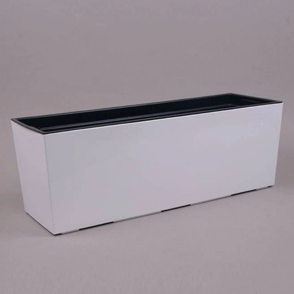 Горшок для цветов Lamela Begonia глянец Белый